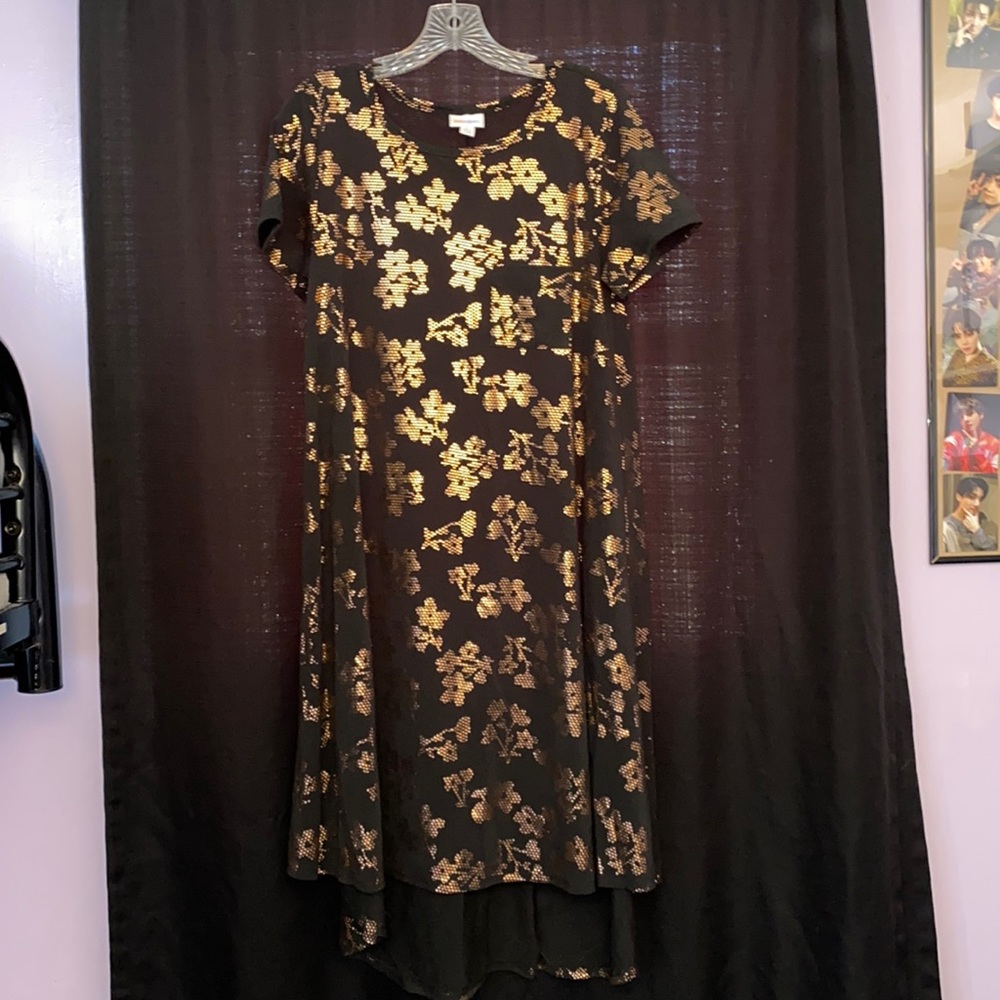 Floral Black Lularoe Dress